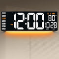 16.5" Large Digital Wall Clock: Wall Mount Decor Clock Large Display by Unknown