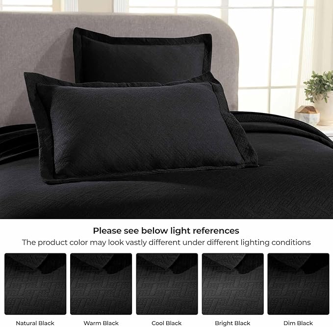Superior 100% Cotton Basket Weave Bedspread - Image 7
