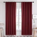 Deconovo Rod Pocket and Back Tab Curtains Thermal Insulated Window Draperies by Deconovo