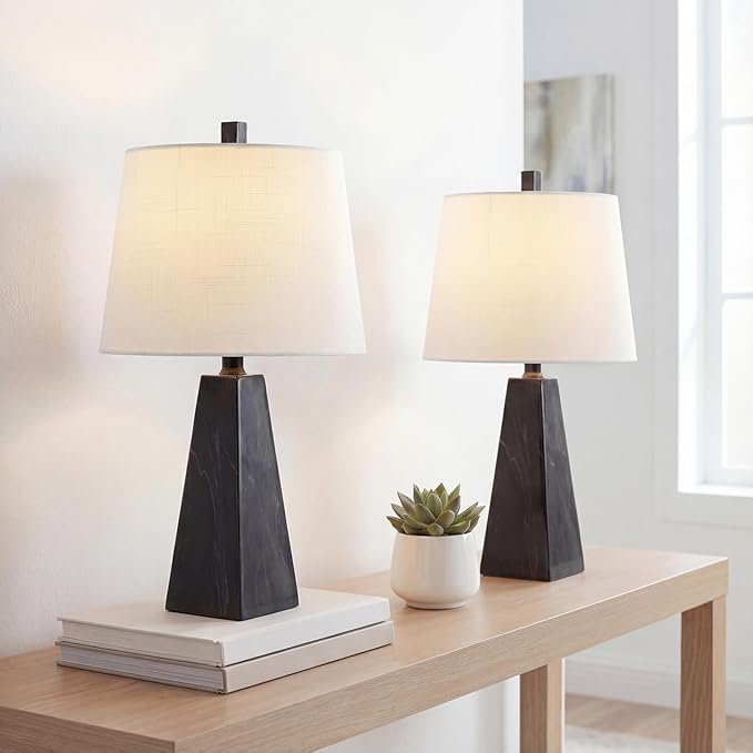 JONATHAN Y JYL1037D-SET2 Owen 20.5" Resin LED Table Lamp Contemporary, Living - Image 2