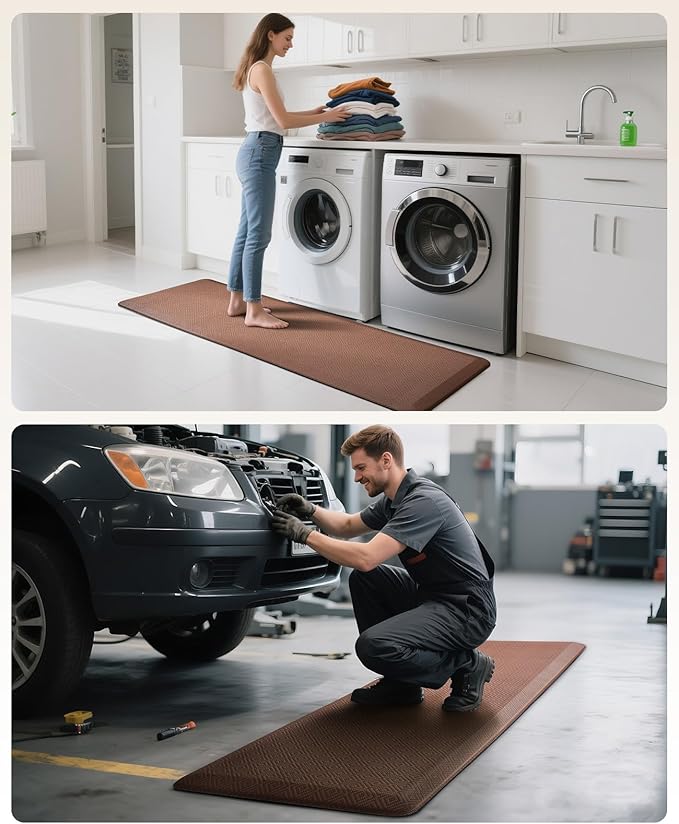 Ophanie Kitchen Mats for Floor, 3/4 Inch Thick Kitchen Rugs, Waterproof - Image 8