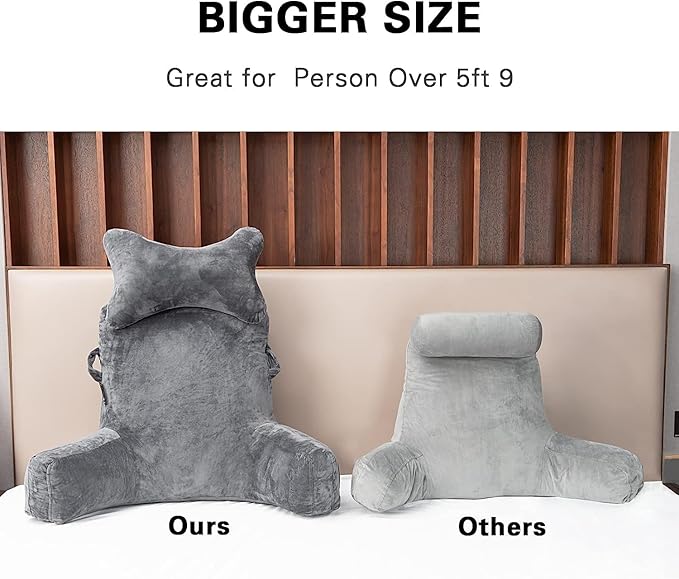 SLIGUY Reading Pillow Extra Large 31" Bed Rest Pillow - Image 3