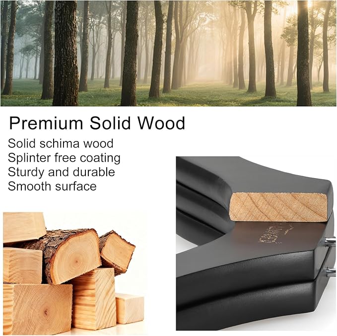 TOPIA HANGER Wooden Coat Hangers 12 Pack, Premium Wood Suit Sweater No Shoulder - Image 8