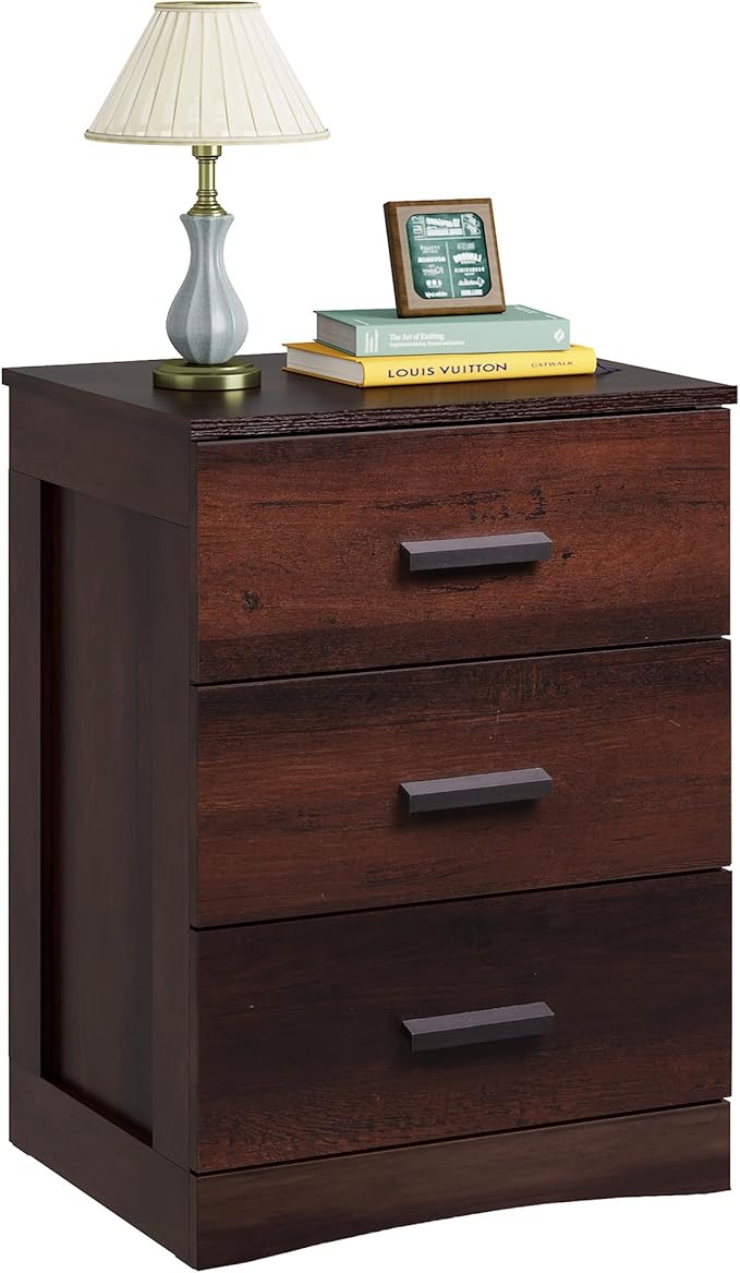 WLIVE Night Stand, Wood Nightstand by WLIVE