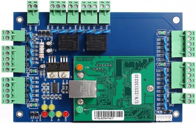 MENGQI-CONTROL 2 Door Access Control Board System 110-240V Power Supply Box - Image 2