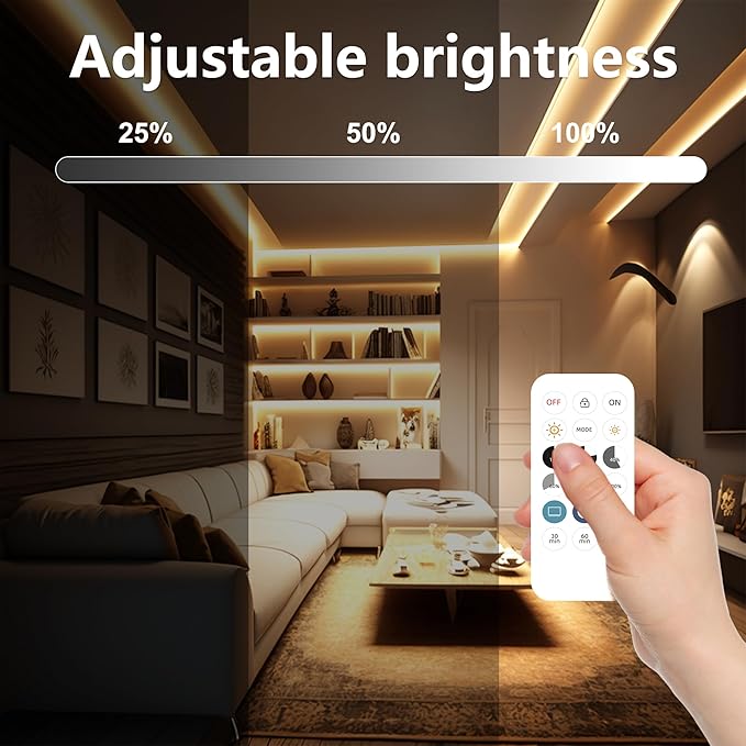 COB LED Strip Light 2700K, 24ft Dimmable Warm White LED Strip Light, DC24V Tape - Image 3