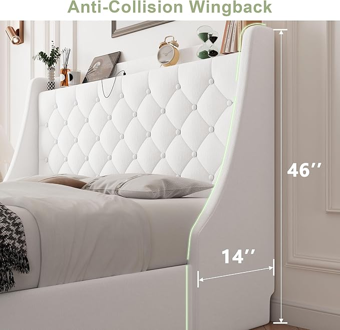 Feonase Upholstered Full Size Bed Frame - Image 5