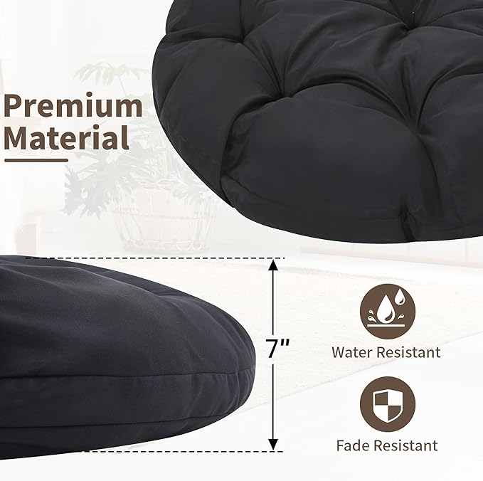 46" Giant Oversized Rattan Papasan Chair - Image 3