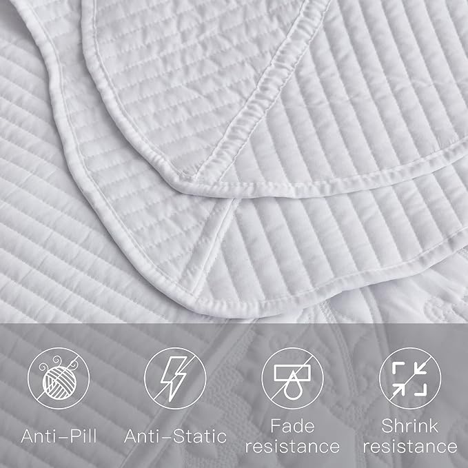 CHIXIN Bedspread Coverlet Quilt Set Full Size - Image 7