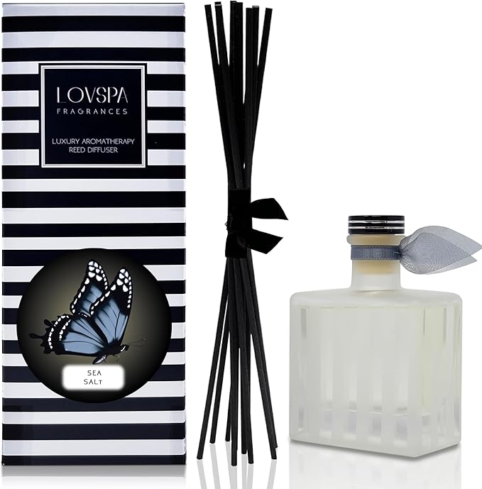 LOVSPA Reed Diffuser Set, Sea Salt Scented Oil Diffuser - Image 2