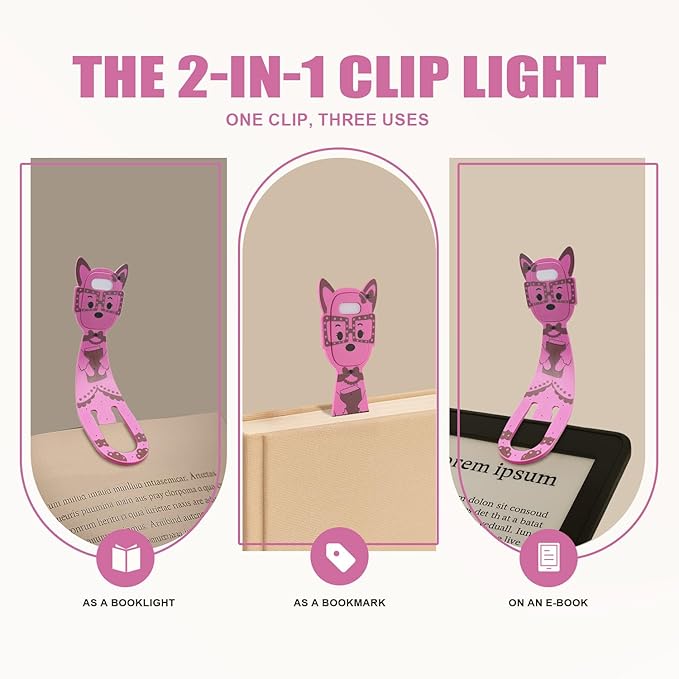 Rechargeable Book Light for Kids at Night – Portable Clip-On LED Light - Image 6