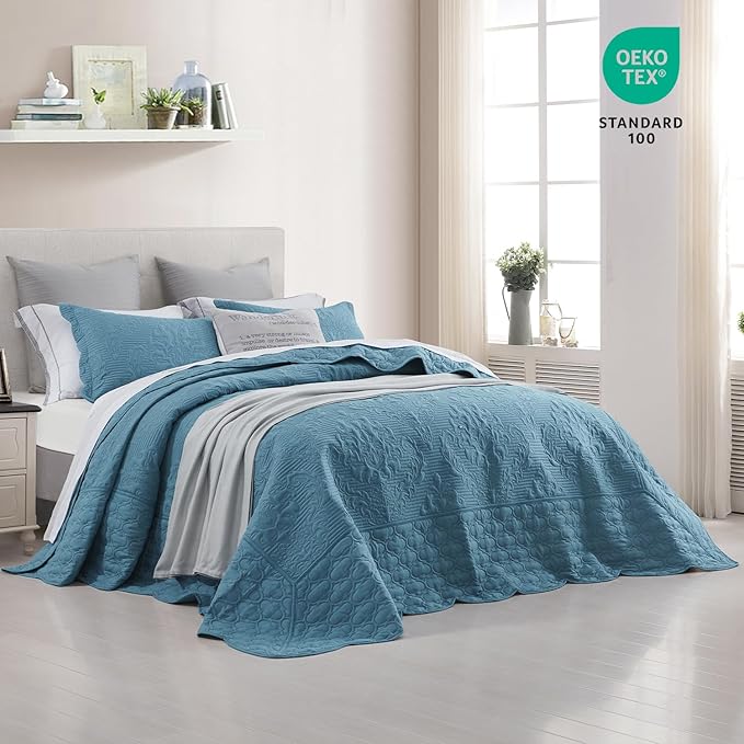 CHIXIN Bedspread Coverlet Quilt Set Full Size - Image 2