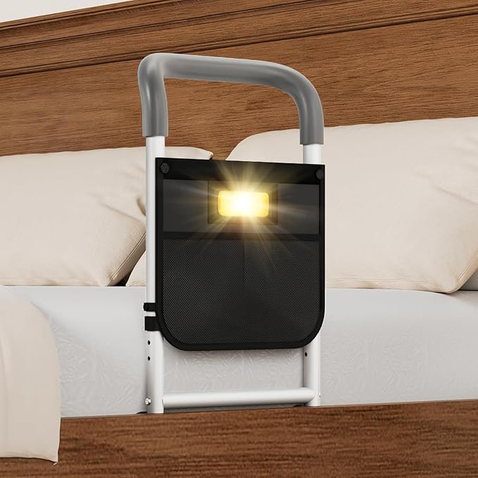 HOMEAL Bed Rails for Elderly Adults Safety, ASTM Approved Bedside Assist Rail by HOMEAL