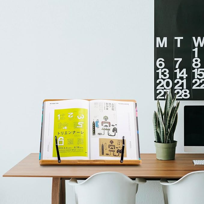 Large A+ Inch XL Bamboo Book Stands & Holders - Image 6