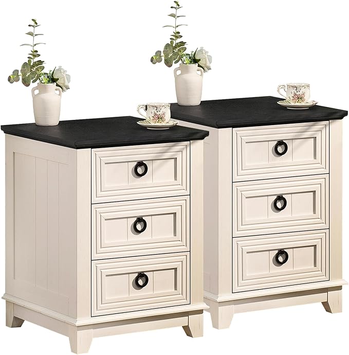 Farmhouse Night Stand Set of 2, Dresser by Joaxswe