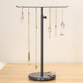 Josmimic Black Necklace Holder Jewelry Organizer Stand – Adjustable Height by Josmimic