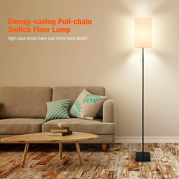 Floor Lamp for Living Room, Modern Standing Lamp for Bedroom - Image 2