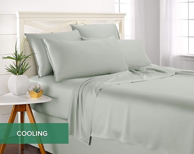 Pure Bamboo Split King Sheets, Genuine 100% Organic Viscose Derived from Bamboo - Image 5