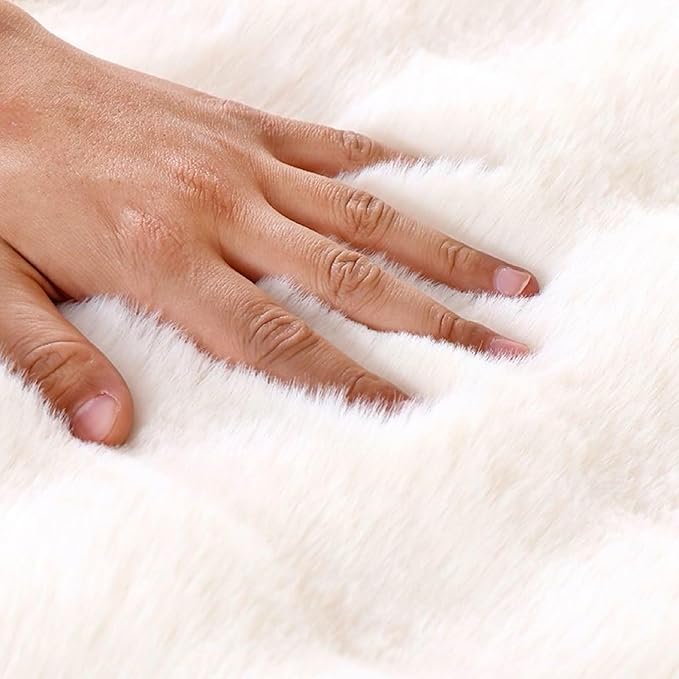 Nightstand Dust Cover Bedside Table Mat lint-Grey - Image 4