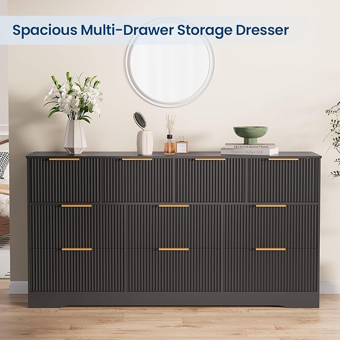 GarveeHome Fluted Dresser for Bedroom - Image 4