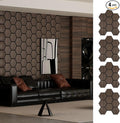 Hexagon Acoustic Wall Panels, Self-Adhesive Sound Absorbing Wall Panel by ARMURO by ARMURO