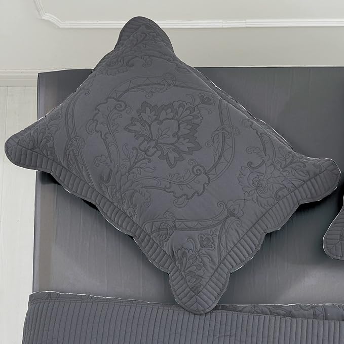 CHIXIN Microfiber King Pillow Shams Set of 2 - Image 3