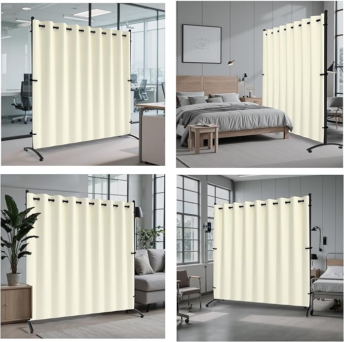 Room Divider, Curtain Privacy Screen - Image 7