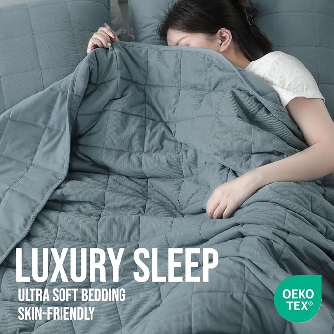KASENTEX Twin Quilt Set 68"x86" – Soft Washed 3-Layer Lightweight Bedspread - Image 4