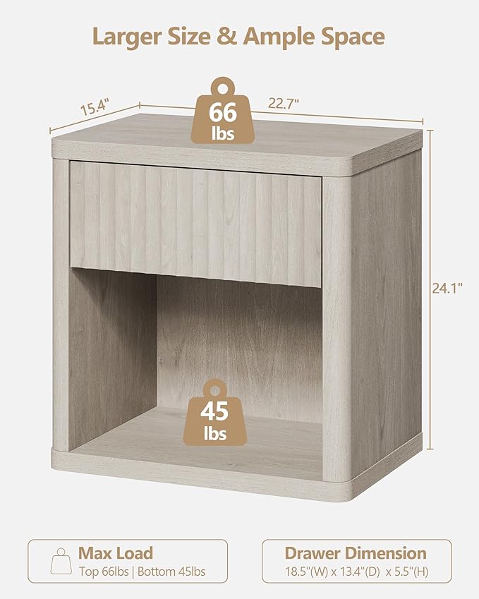 SICOTAS Night Stand Nightstand - Image 2