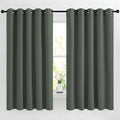 NICETOWN Blackout Bedroom Curtains 66 inches Long, Grommet Light Reducing by NICETOWN