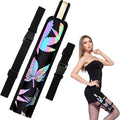 Summer Rave Fan Thigh Holster Rave Fan Holder Folding Hand Pouch Foldable by Unknown
