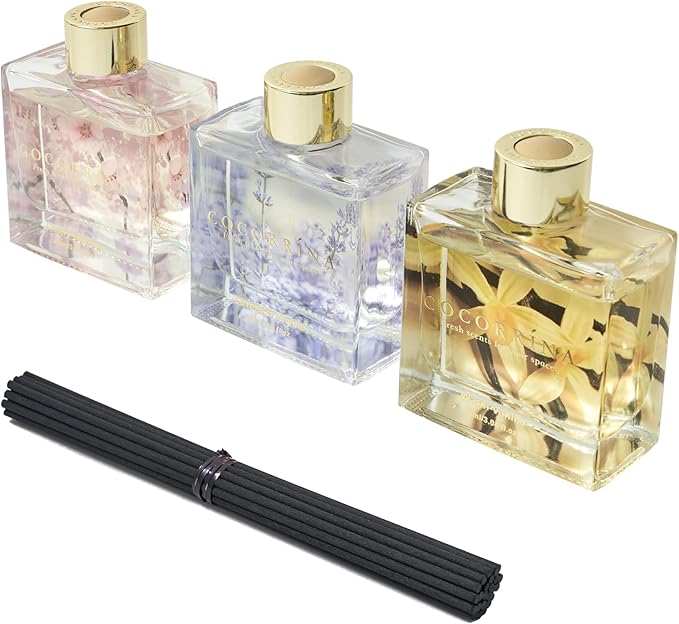 COCORRÍNA Reed Diffuser Set of 3-3 Pack/ 3.04 Fl.oz Diffuser - Image 5