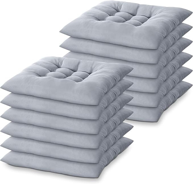 Geetery 12 Pcs Floor Pillows for Classroom Bulk Square Seating Cushions for by Geetery