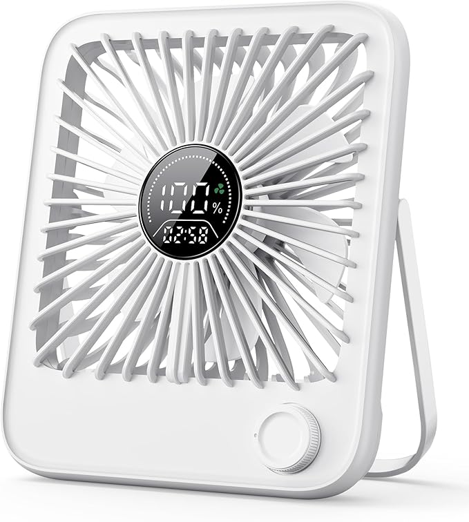 Small Desk Fan Personal Fans，100Speed Adjustable Quiet Small Portable Fan by Unknown
