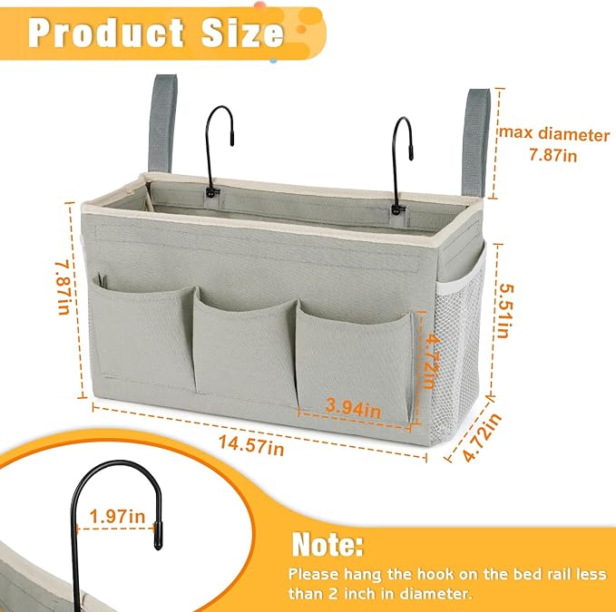 Lilithye Bedside Storage Organizer - Image 3