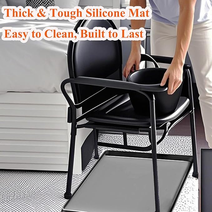 Bedside Commode Mat for Floor Protector - Image 7