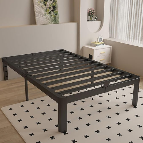14 Inch Twin Bed Frames with Metal Gaskets, Heavy Duty Steel Platform Supprt by MetalBedFrame