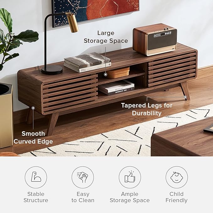 mopio Ensley TV Stand, Mid Century Modern - Image 6