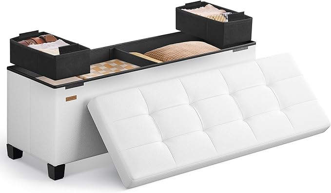 SONGMICS Storage Ottoman, Storage Bench by SONGMICSbySONGMICSHOME