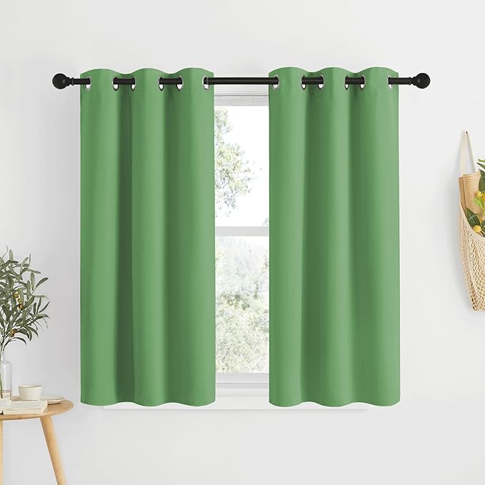 NICETOWN Room Darkening Small Curtains 50 inches Length by NICETOWN