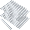 VAMRONE 20 Piece Aluminum DIN Rails, 12 Inches Long, 35mm Wide, 7.5mm High by VAMRONE