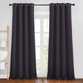 NICETOWN Greyish Purple Curtains 96 inches Long, Grommet Thermal Insulated by NICETOWN