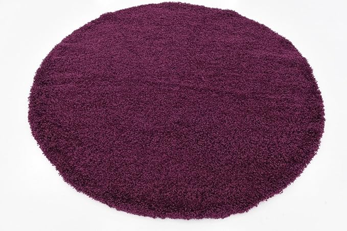Unique Loom Solid Shag Collection Area Rug - Image 3