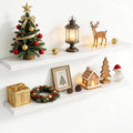 55 Inch Floating Shelves for Wall, 8 Inch Deep Floating Shelf for Storage & by Axeman