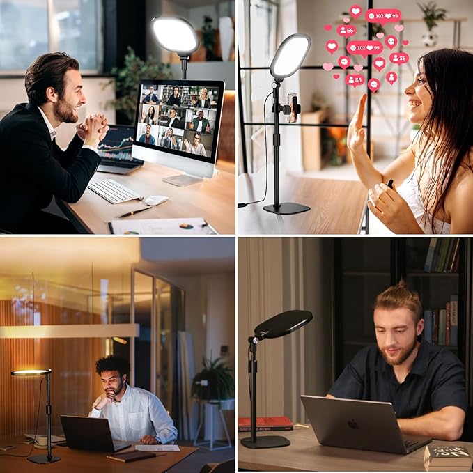 2 Packs Video Conference Lights - Image 5