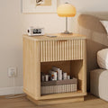 LYNCOHOME Fluted Nightstand by LYNCOHOME
