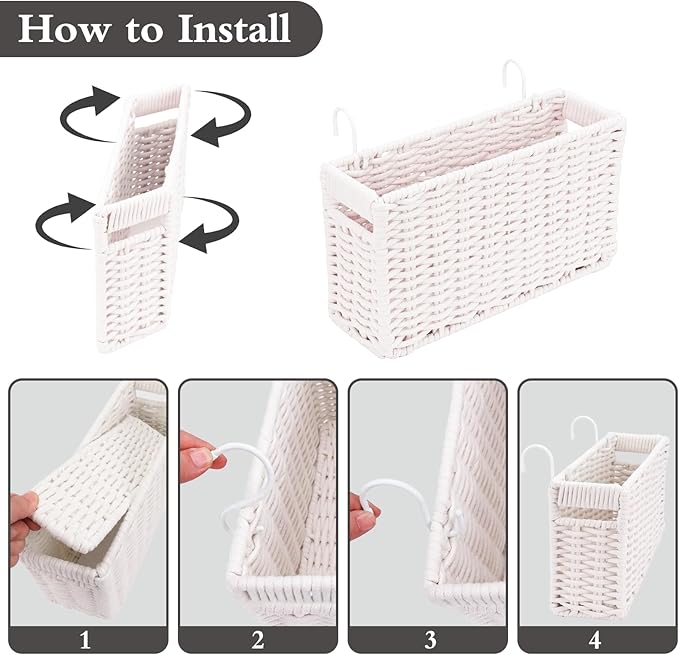 Cotton Rope Woven Bedside Caddy - Image 7