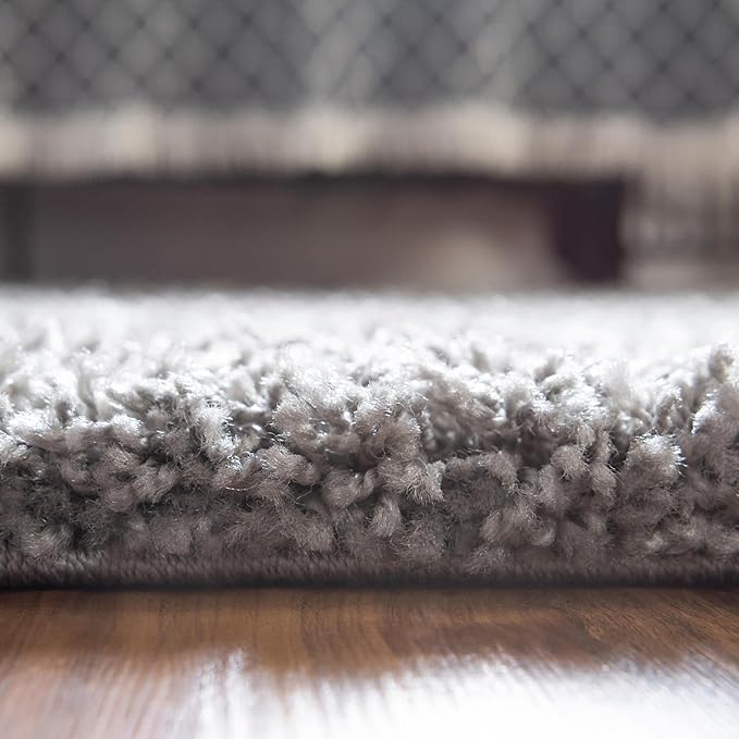 Unique Loom Solid Shag Collection Area Rug - Image 13