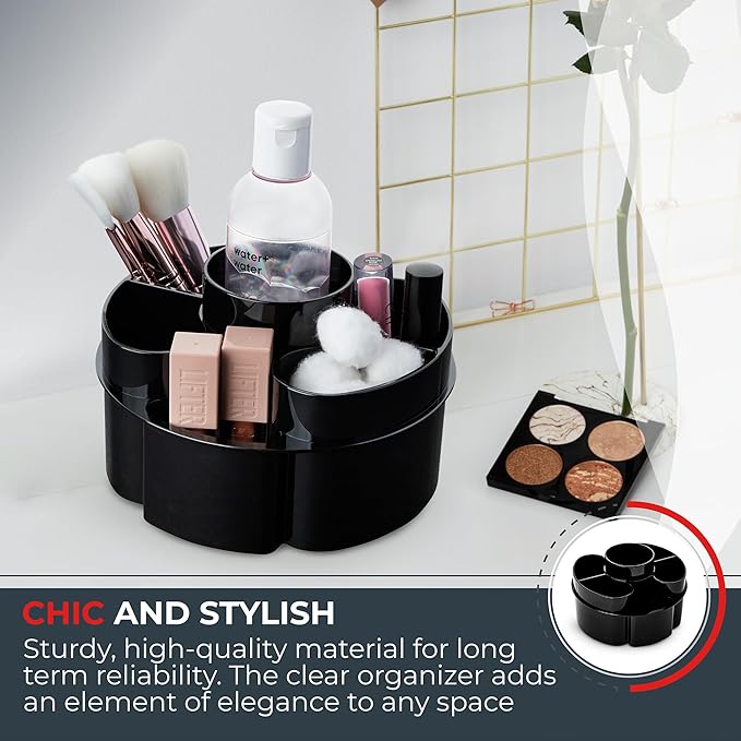 Masirs Small Rotating Makeup Organizer - Image 4