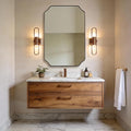 ANDY STAR Brushed Bronze Scalloped Mirror, Antique Scalloped Mirror in Premium by ANDYSTAR